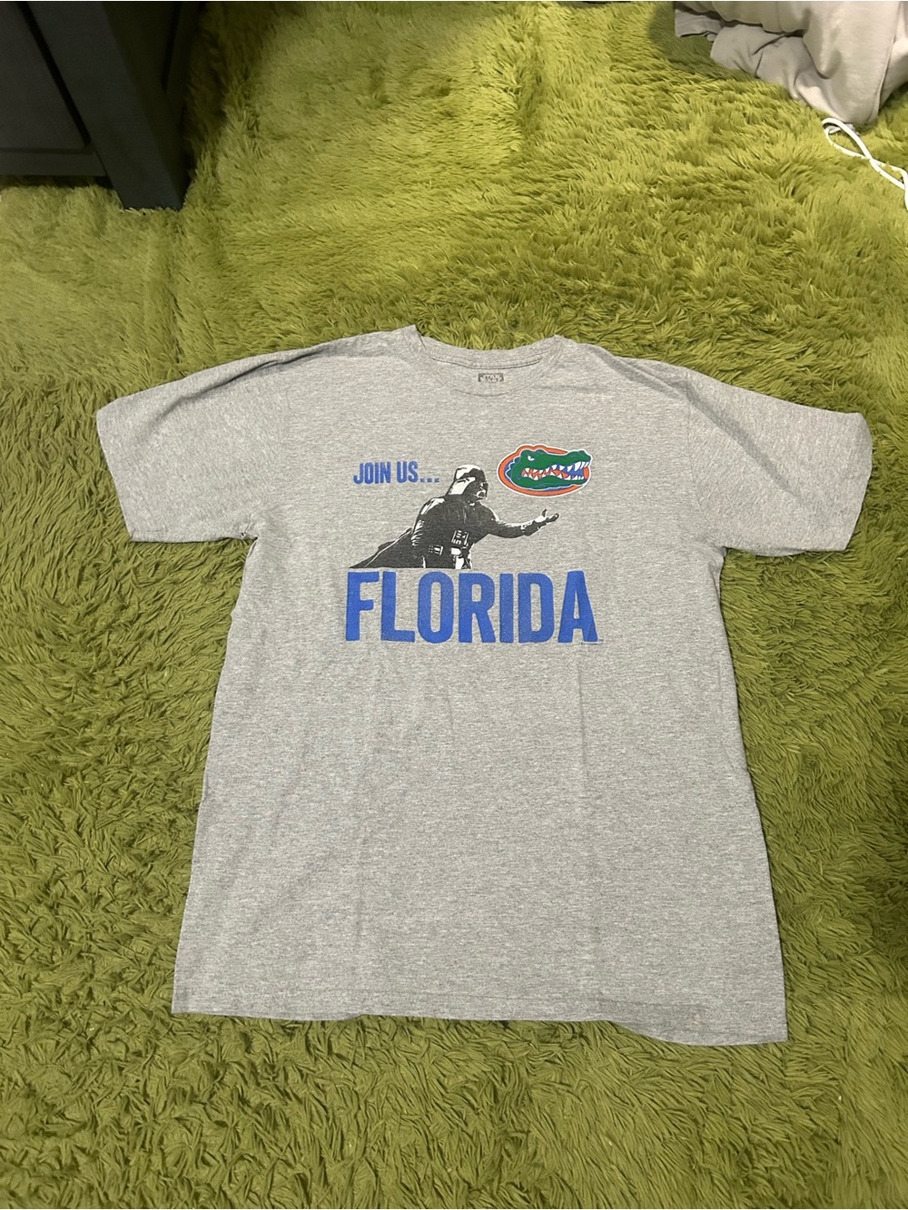 Vintage Star Wars x Florida Gators Grey Short Sleeve Tee